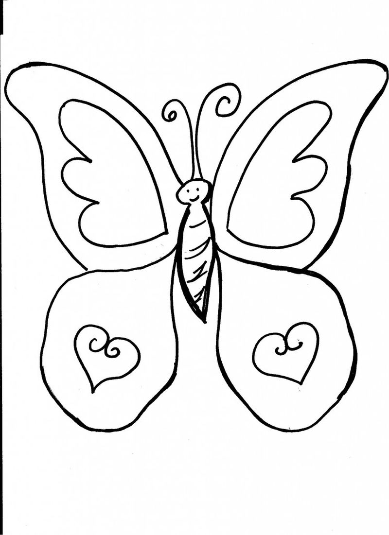 Coloring Pages For Butterflies
