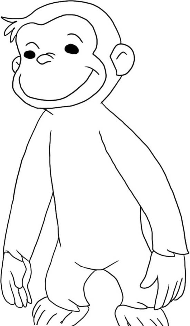 Coloring Pages For Curious George