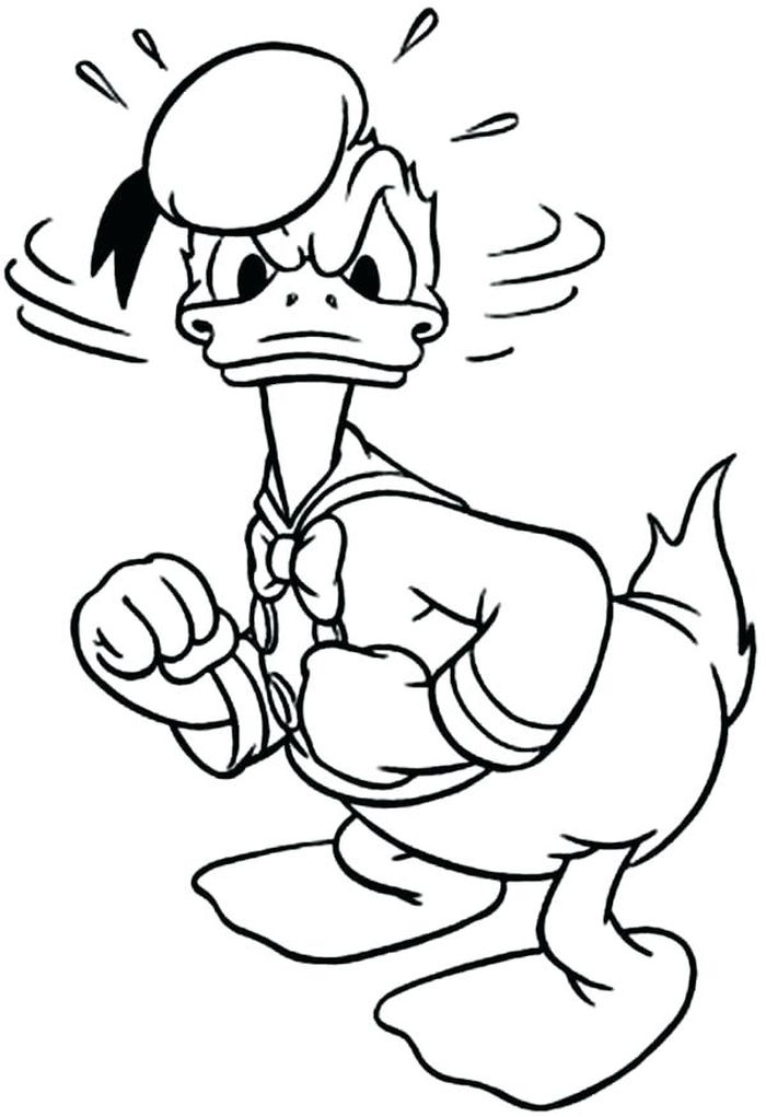 Coloring Pages For Donald Duck