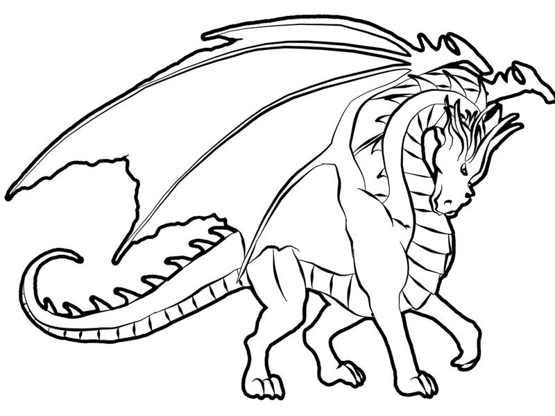 Coloring Pages For Dragons