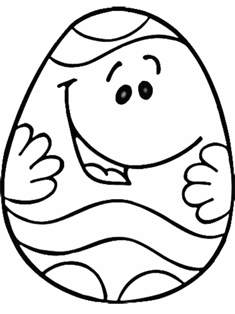 Coloring Pages For Kids Easter Egg