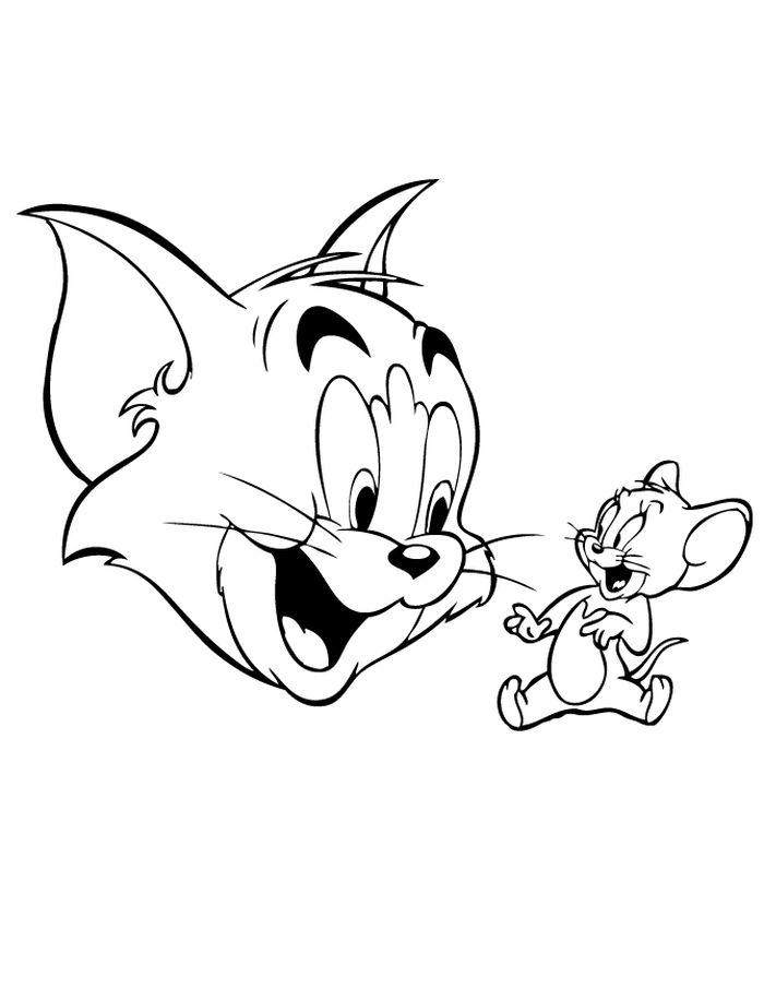 Coloring Pages For Kids Tom And Jerry