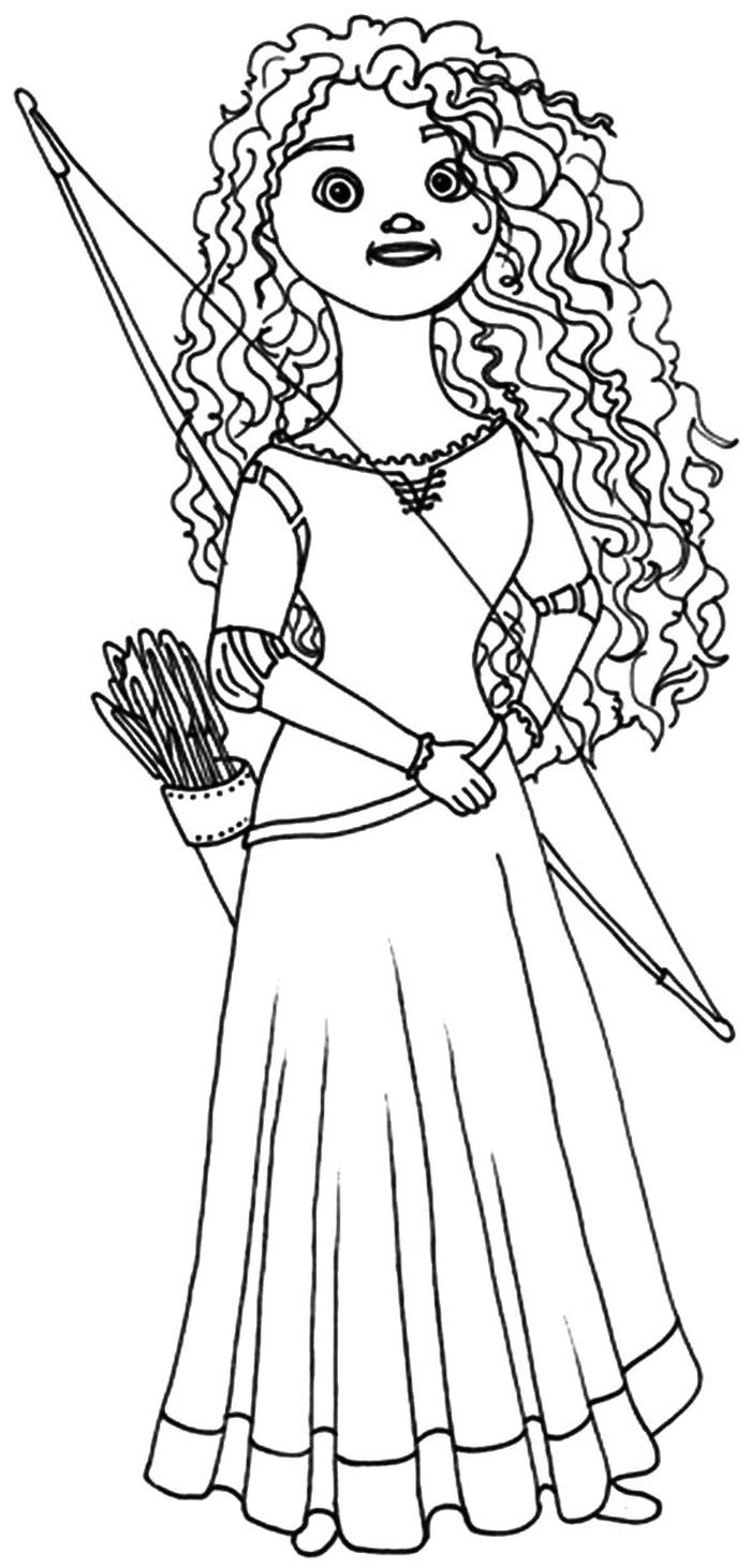 Coloring Pages For Merida