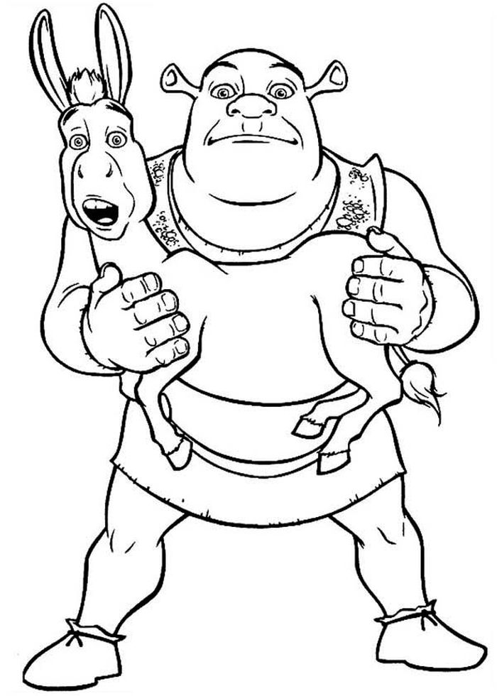 Coloring Pages For Shrek