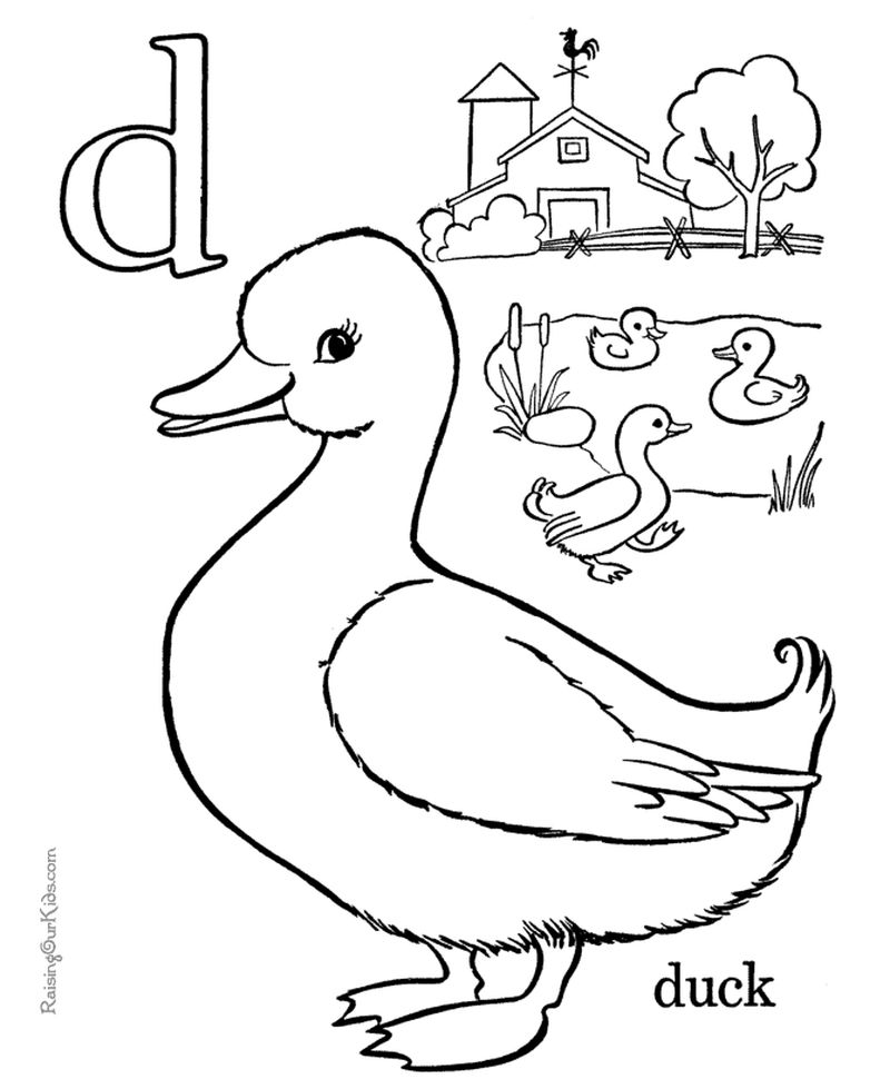 Coloring Pages For The Alphabet Printable