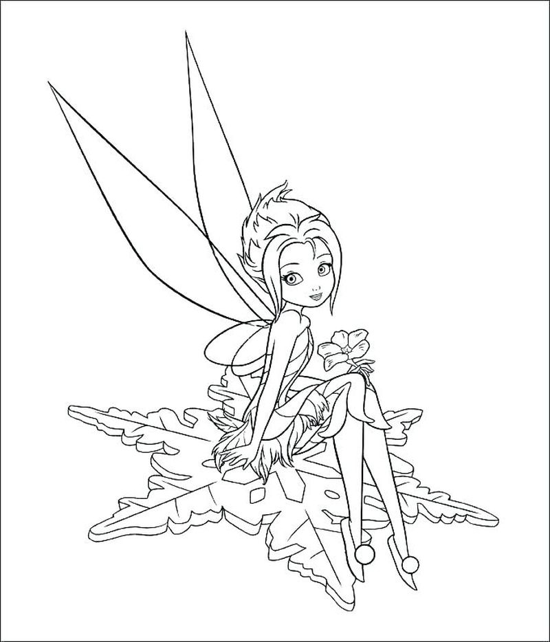 Coloring Pages For Tinkerbell