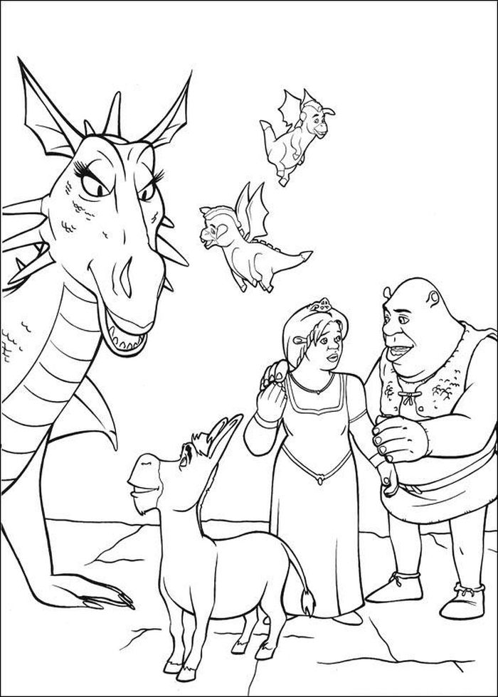 Coloring Pages From Shrek