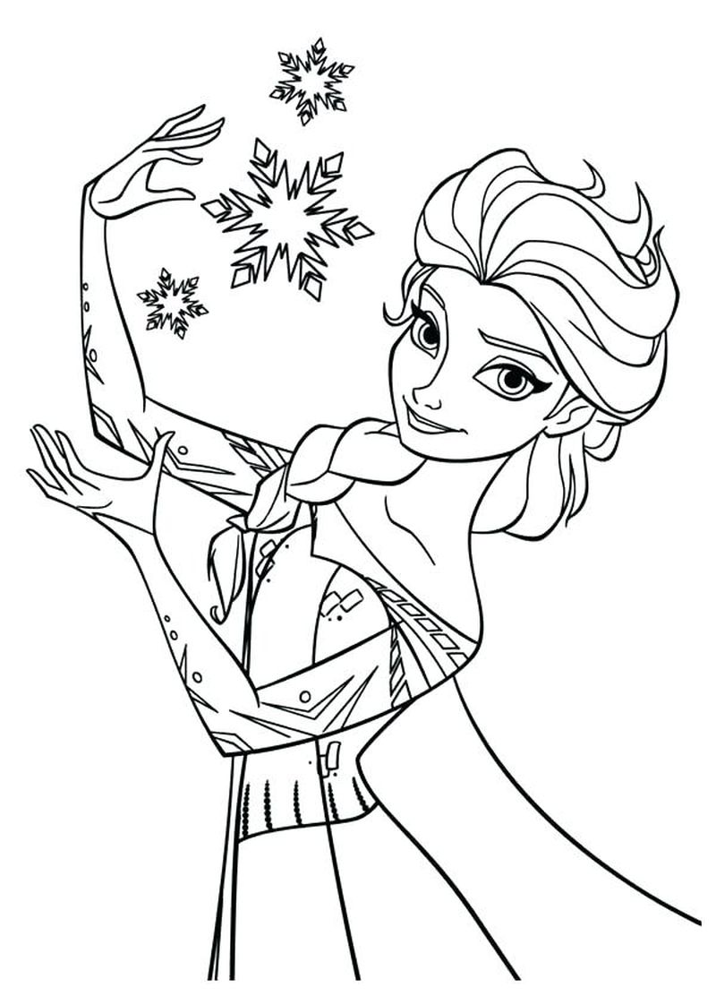Coloring Pages Frozen Olaf