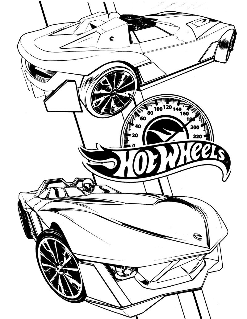 Coloring Pages Hot Wheels