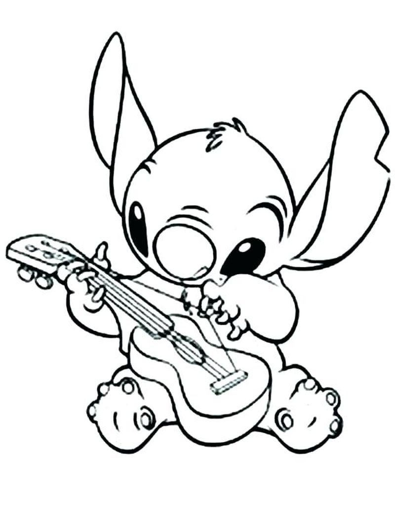 Stitch Coloring Pages PDF Ideas For Kids - Coloringfolder.com