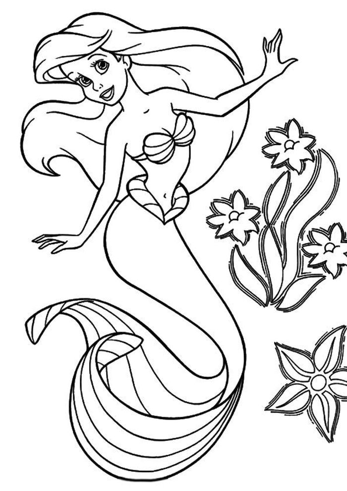 Coloring Pages Little Mermaid