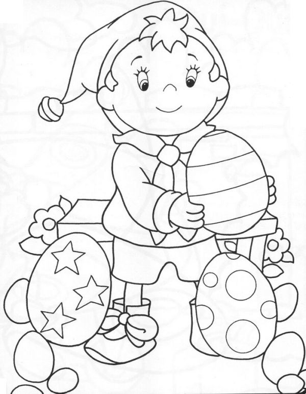 Coloring Pages Noddy Morning Kids