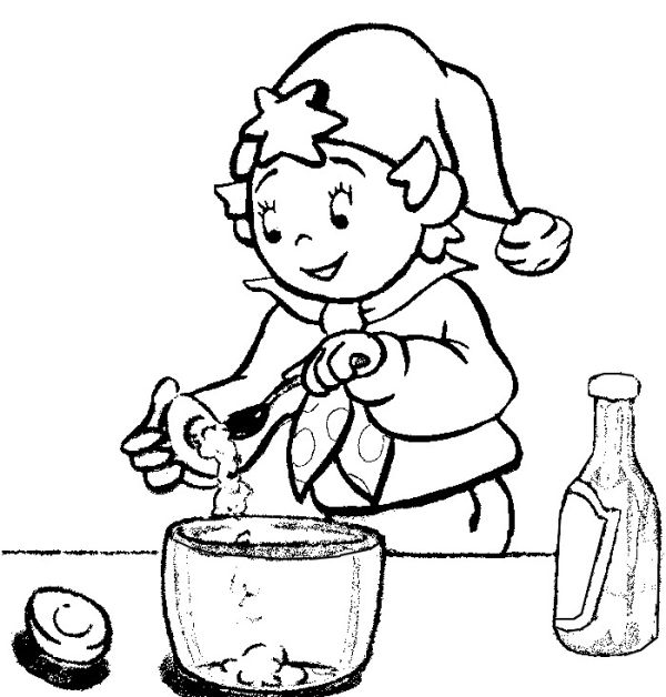 Coloring Pages Noddy Morning Kids