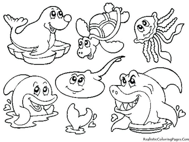 Coloring Pages Ocean Scene