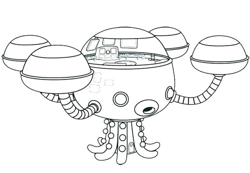 octonauts characters coloring pages