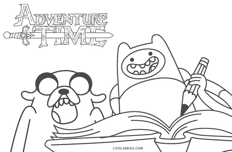 Coloring Pages Of Adventure Time