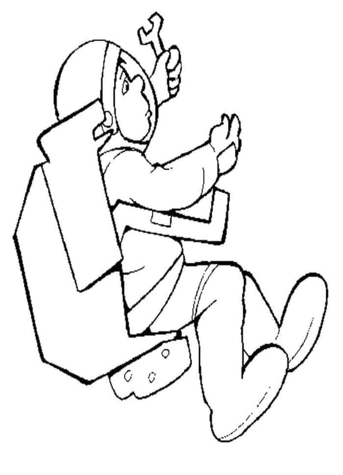 Coloring Pages Of Astronaut