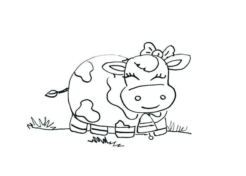 Coloring Pages Of Farm Animals For Preschoolers