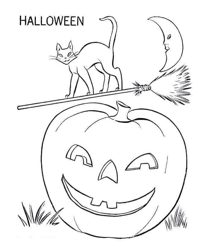 Coloring Pages Of Jack O Lantern