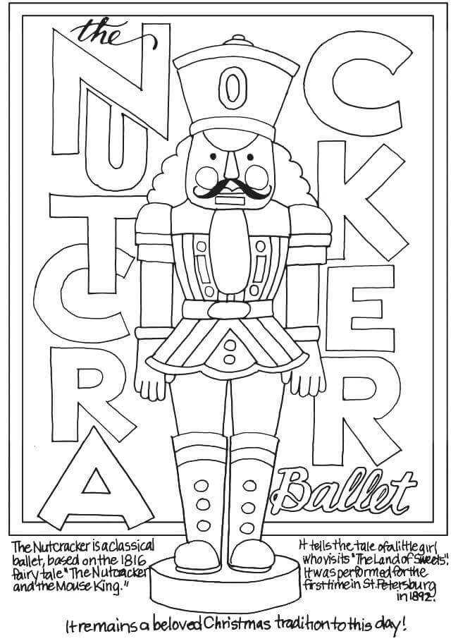 Coloring Pages Of Nutcracker