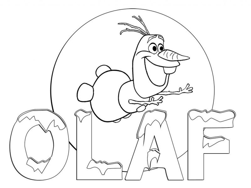 Coloring Pages Of Olaf