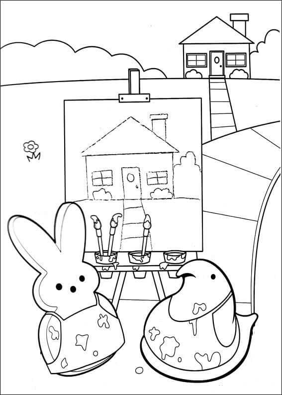 Coloring Pages Of Peeps