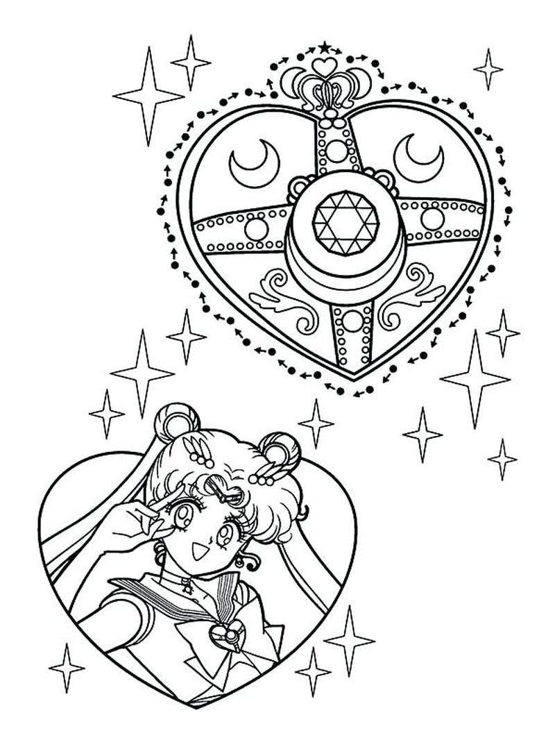 Coloring Pages Of Sailor Moon