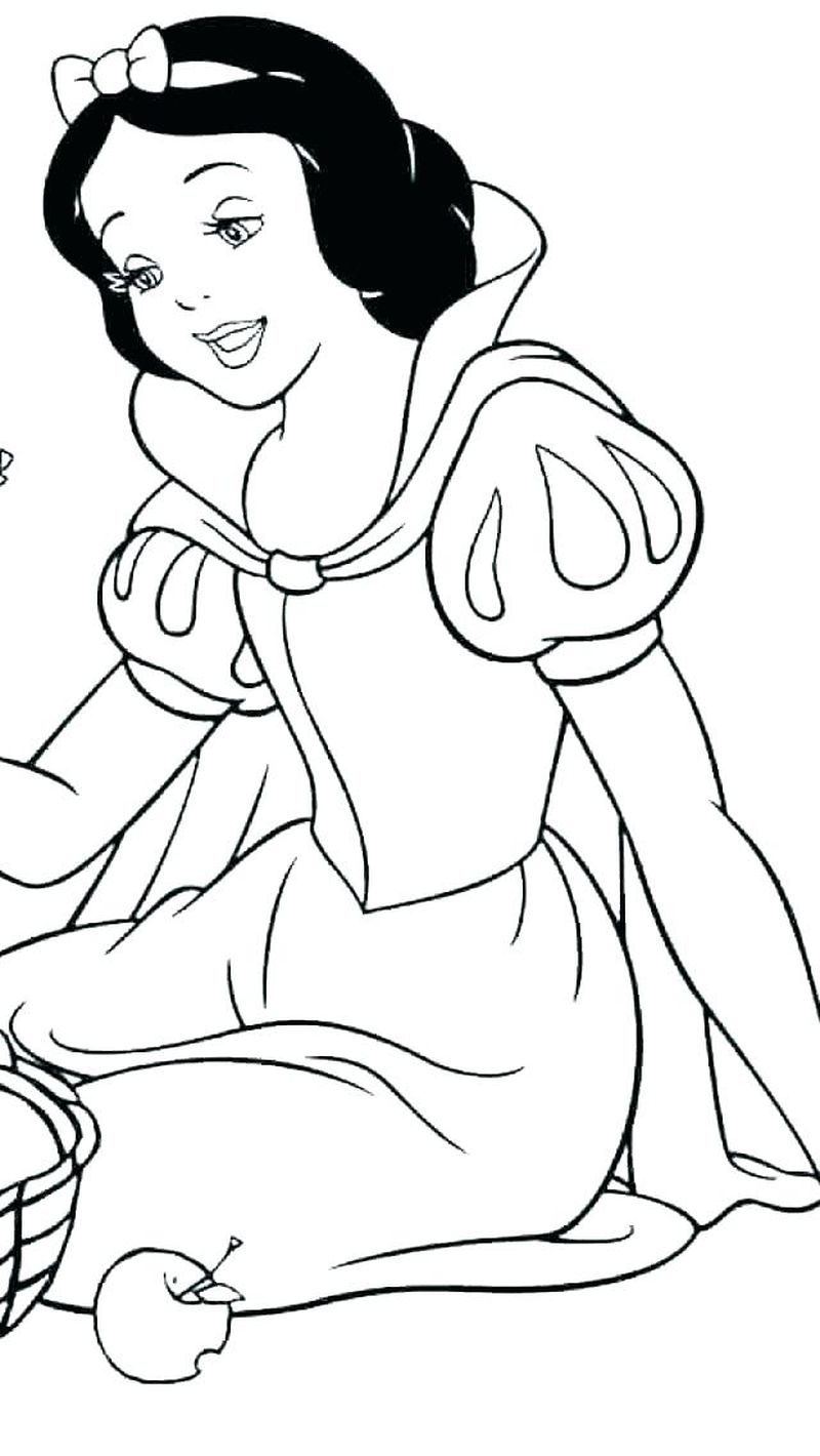 Coloring Pages Of Snow White