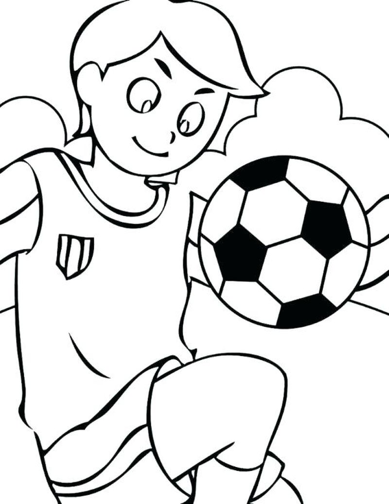 Coloring Pages Of Soccer