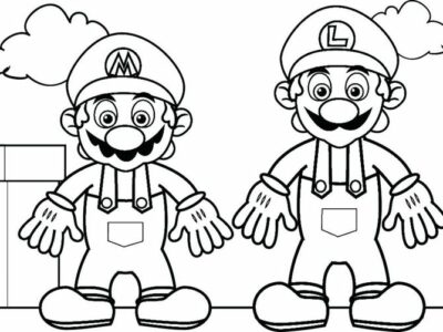 Coloring Pages Of Super Mario
