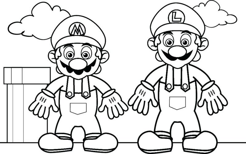 Coloring Pages Of Super Mario