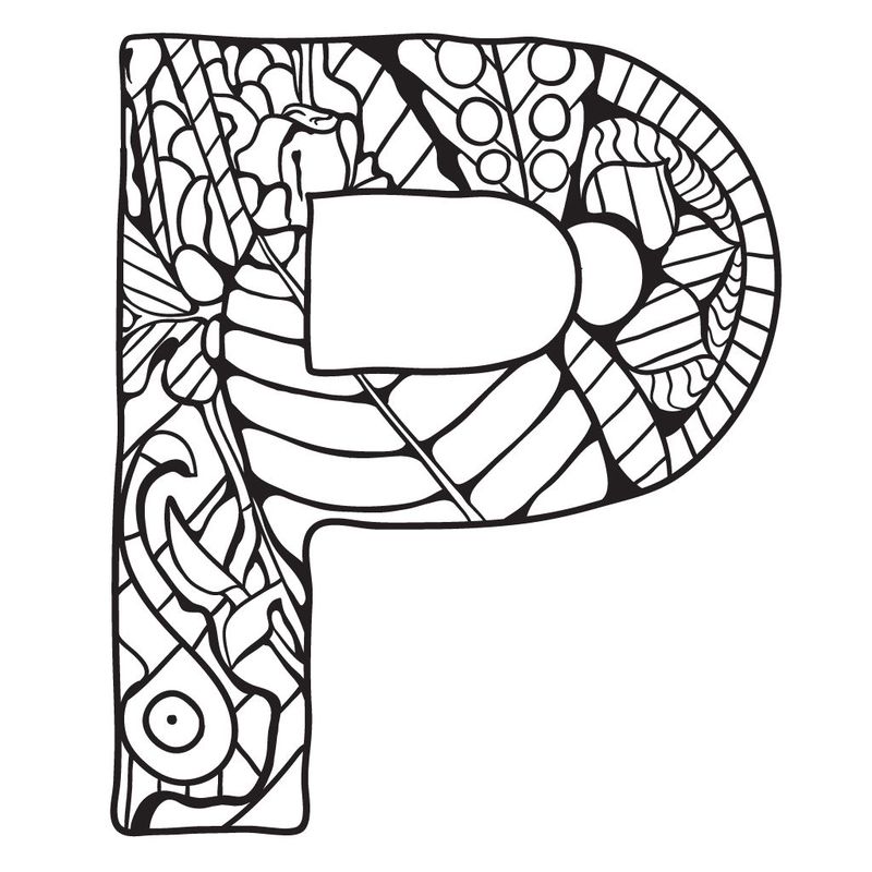 Coloring Pages Of The Alphabet Letters
