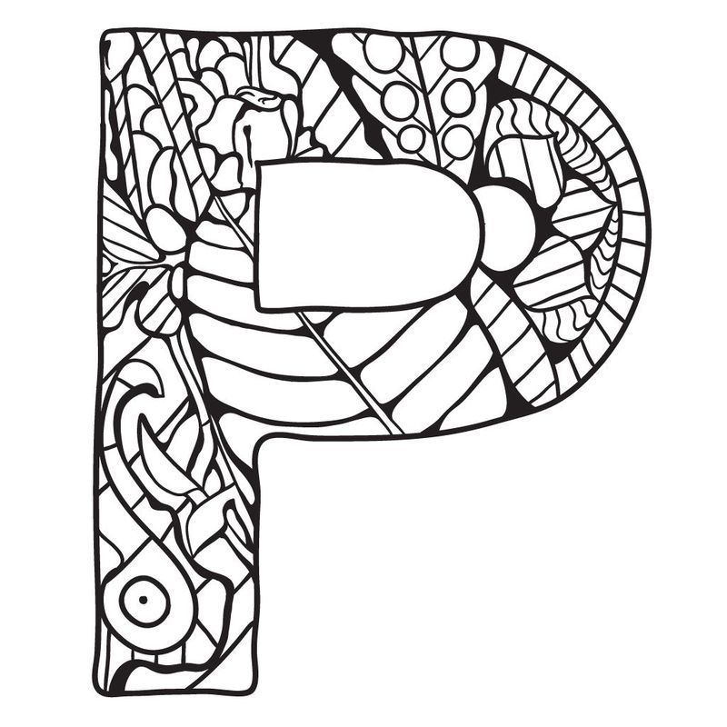 Printable Alphabet Coloring Pages PDF - Coloringfolder.com