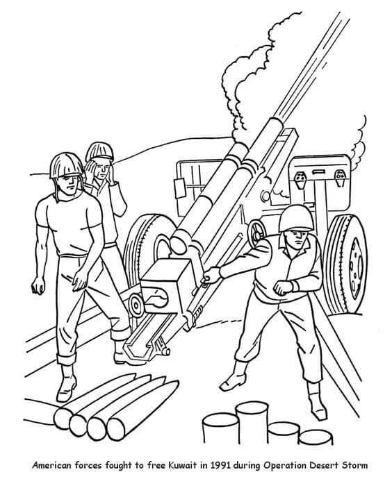 Coloring Pages Of Veterans Day