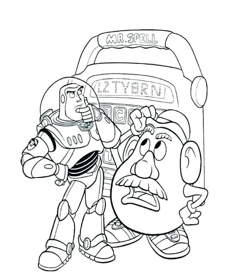 Coloring Pages Of Woody From Toy Story
