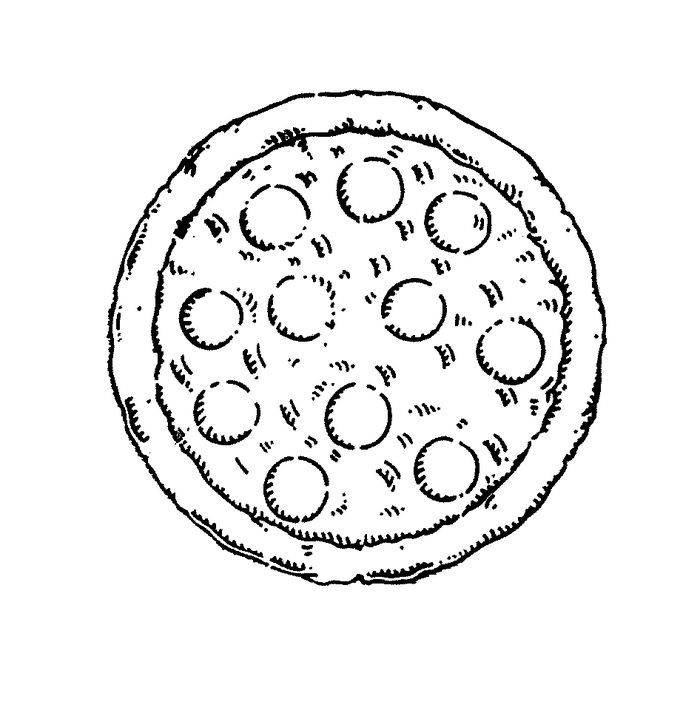 Coloring Pages Papa Johns Pizza