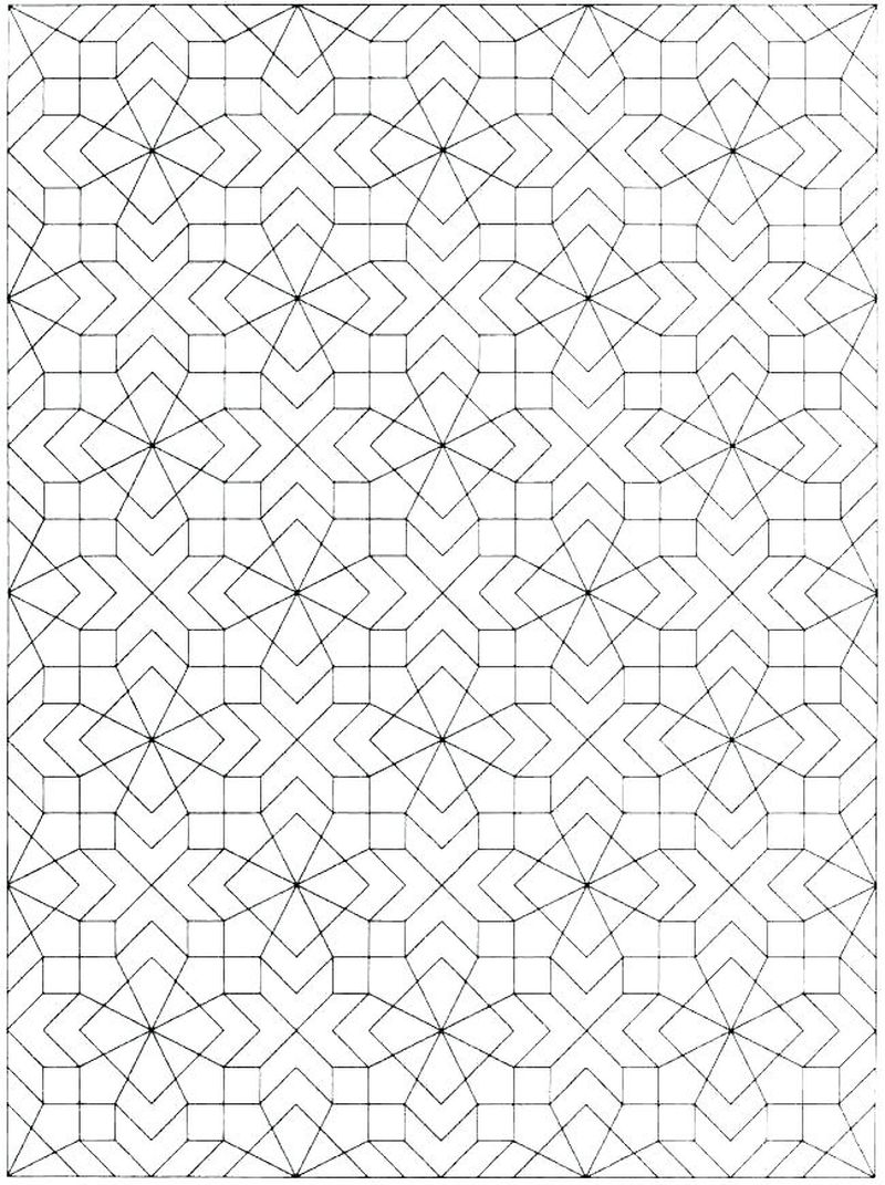 Coloring Pages Patterns Geometric