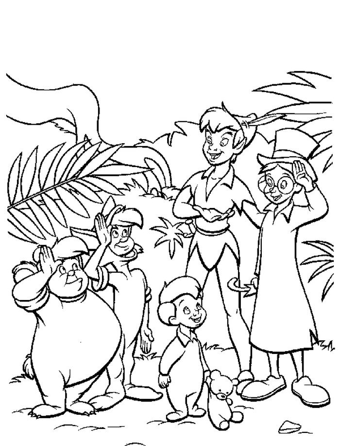 Coloring Pages Peter Pan