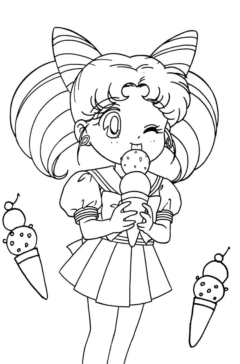 Coloring Pages Sailor Moon Printable