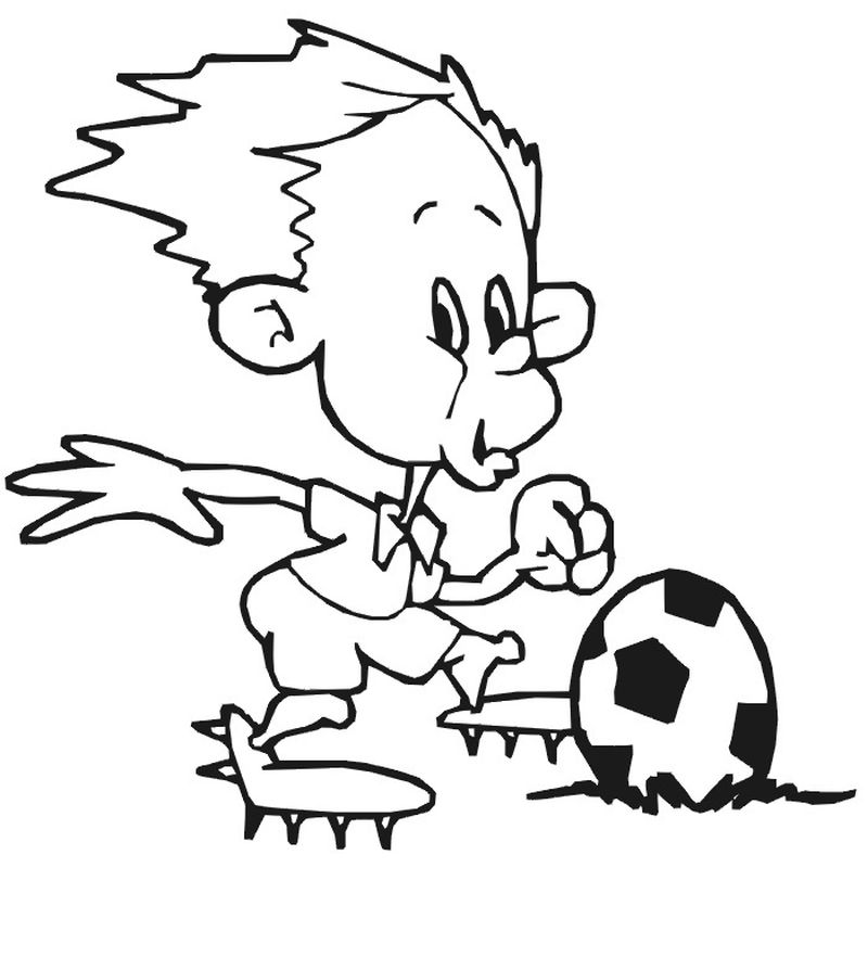 Coloring Pages Soccer Players