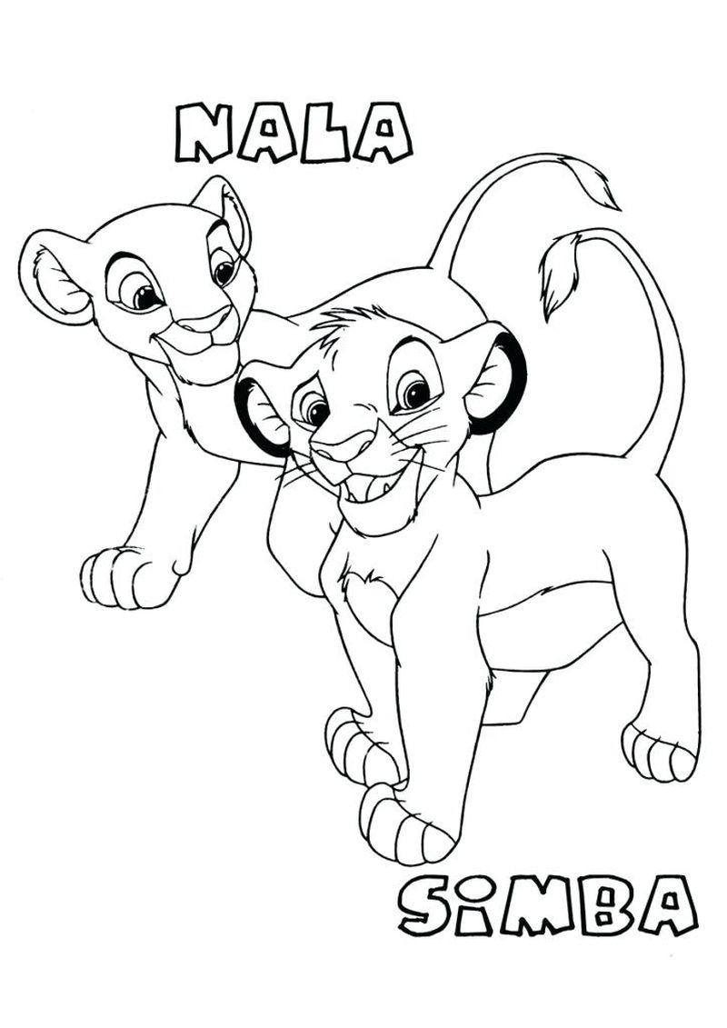 Coloring Pages The Lion King