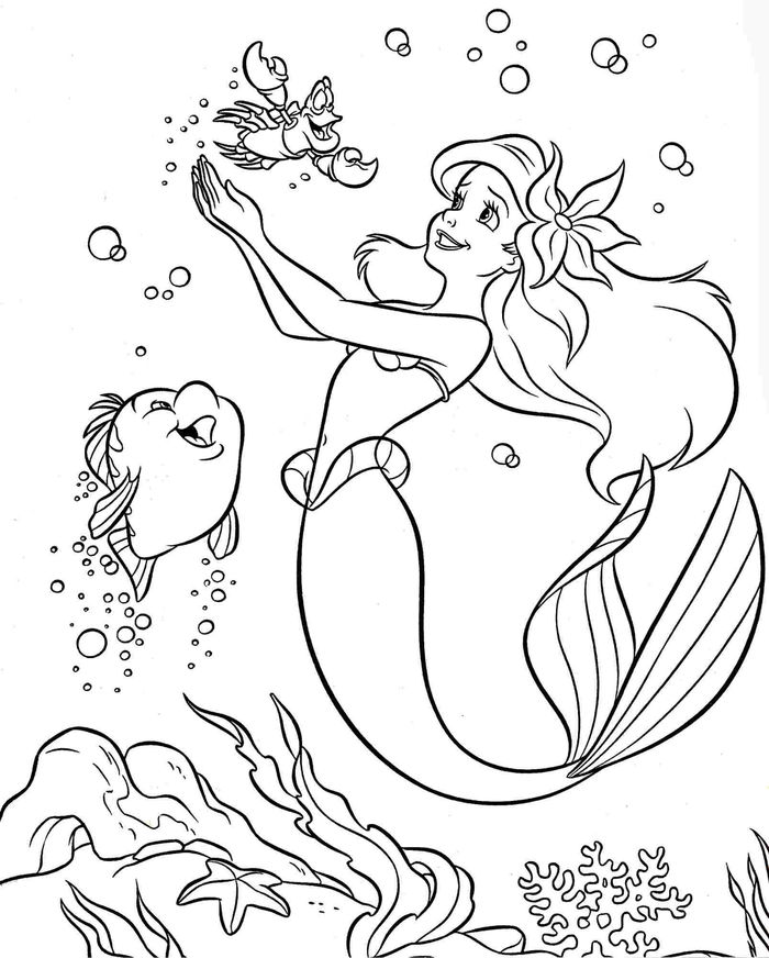 Coloring Pages The Little Mermaid
