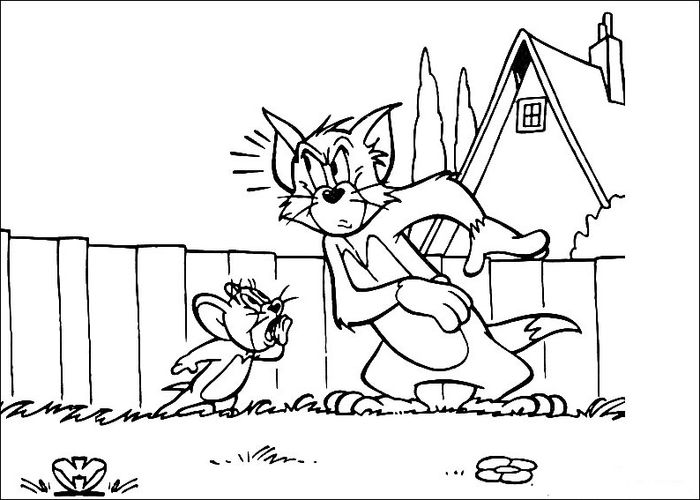 Coloring Pages Tom And Jerry