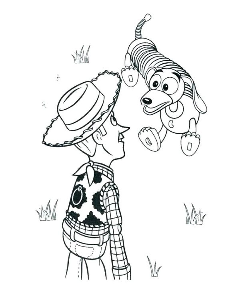 Coloring Pages Toy Story Woody