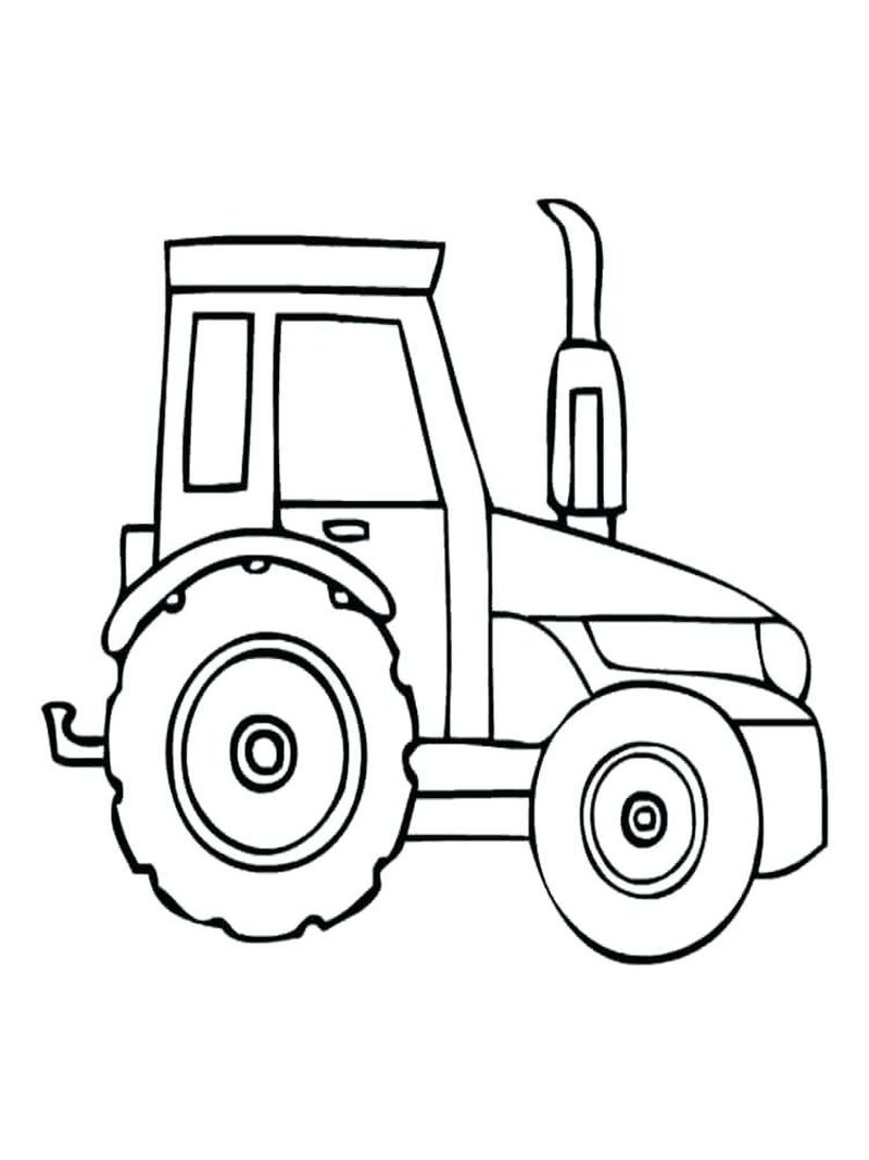 Printable Tractor Coloring Pages PDF For Kids - Coloringfolder.com