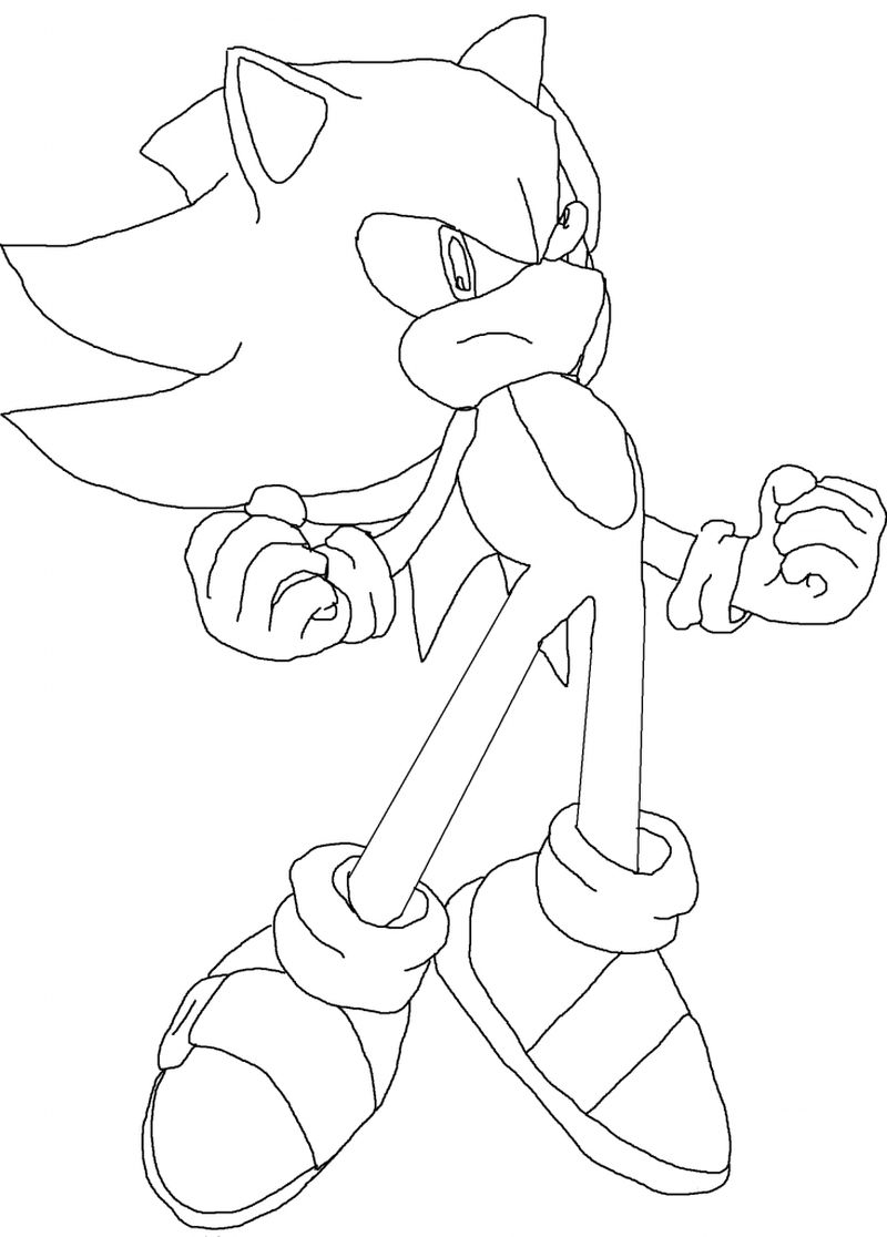 Coloring Pages of Sonic