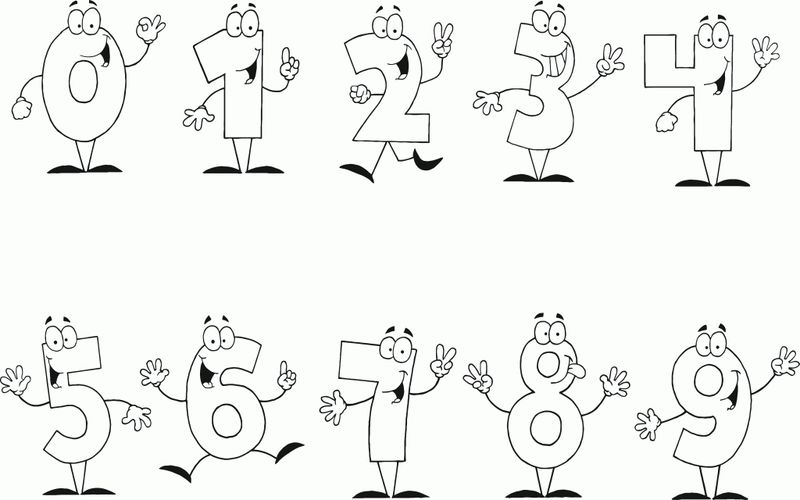 Coloring Pages with Numbers