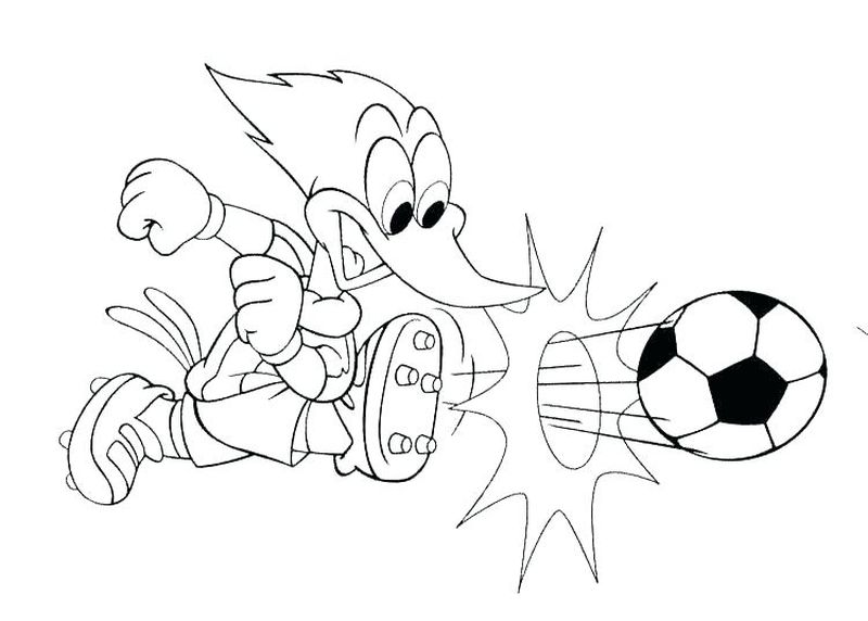 Coloring Soccer Pages