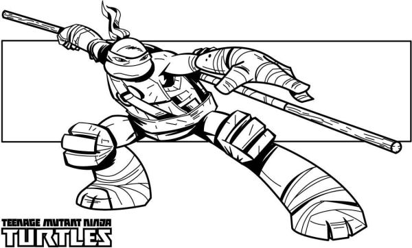 Coloring pages ninja turtles