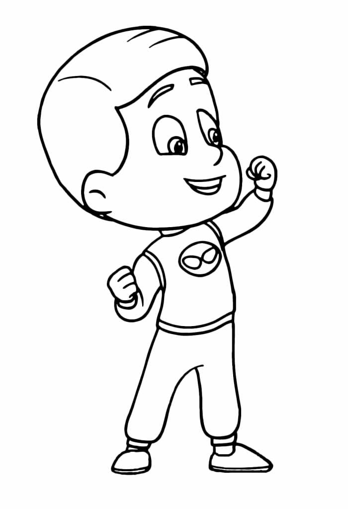 Connor Pj Masks Coloring Pages